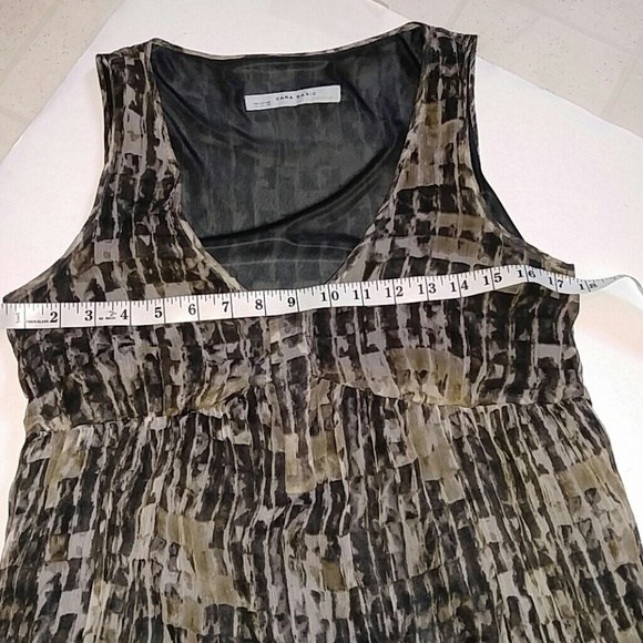 - Zara Basic Silk Dress L - Picture 2 of 6